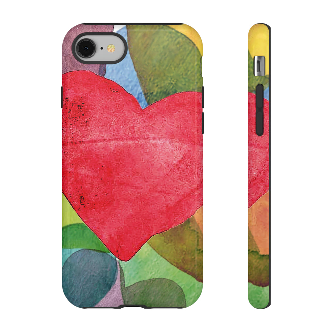 Cute IPhone Case | iPhone 15 Case | iPhone 15 Pro Max Case, Iphone 14 Case, Iphone 14 Pro Max Case IPhone Case for Art Lovers, Red Heart - Studio40ParkLane