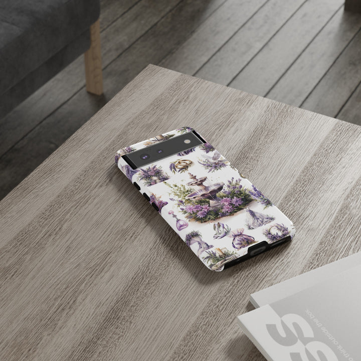 Impact Resistant, Lavender Wedding, Cute Phone Cases for Samsung S24, S23, S22, S21, IPhone 15 pro Iphone 14 pro Iphone 13 IPhone 12 Iphone 11 - Studio40ParkLane