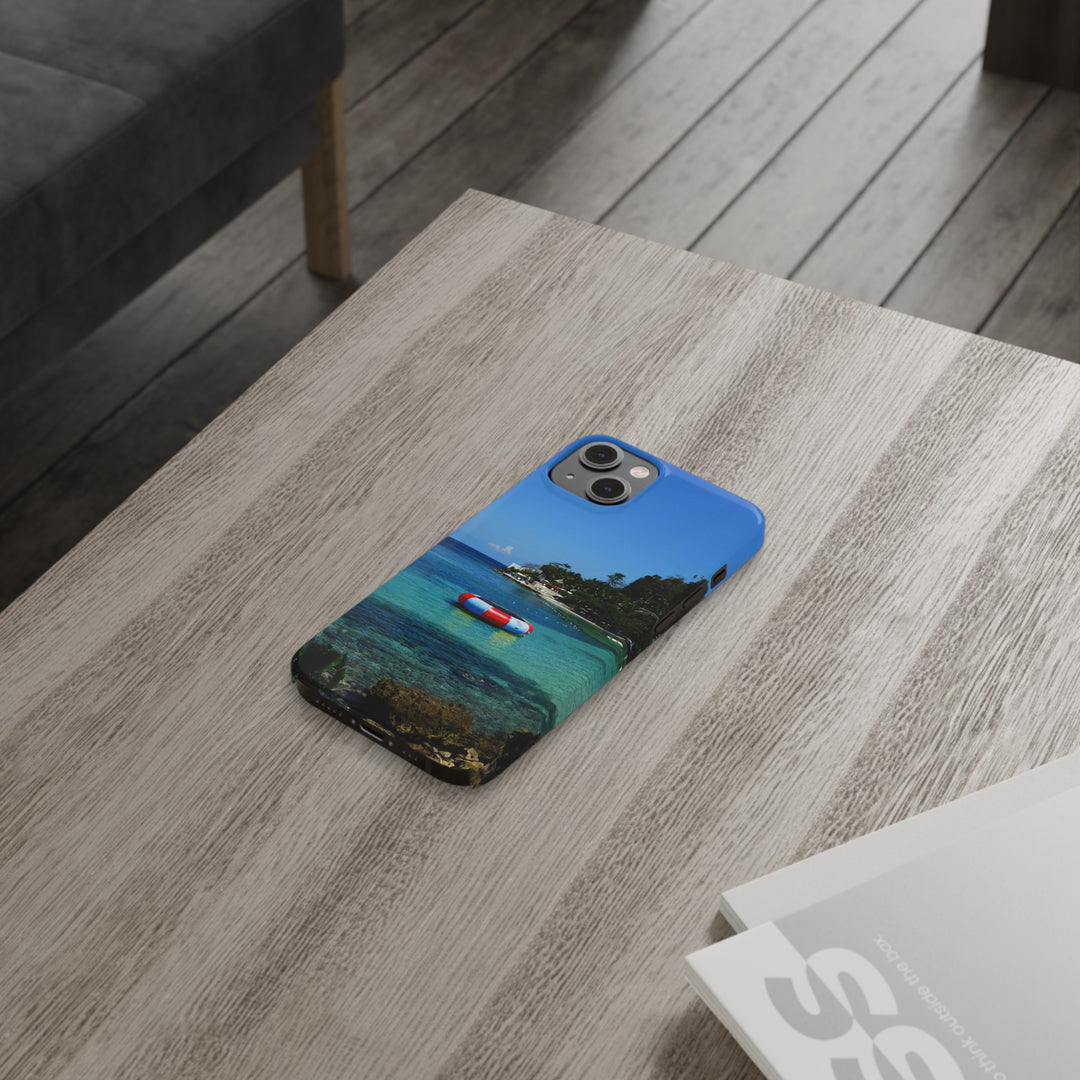Slim Cute Phone Cases for Iphone - | iPhone 15 Case | iPhone 15 Pro Max Case, Iphone 14 Case, Iphone 14 Pro Max, Iphone 13, Summer Jamaica Beach - Studio40ParkLane