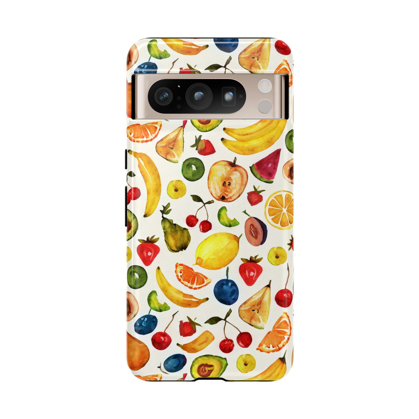 Impact Resistant, Mixed Fruits, Cute Phone Cases for Samsung S24, S23, S22, S21, IPhone 15 pro Iphone 14 pro Iphone 13 IPhone 12 Iphone 11