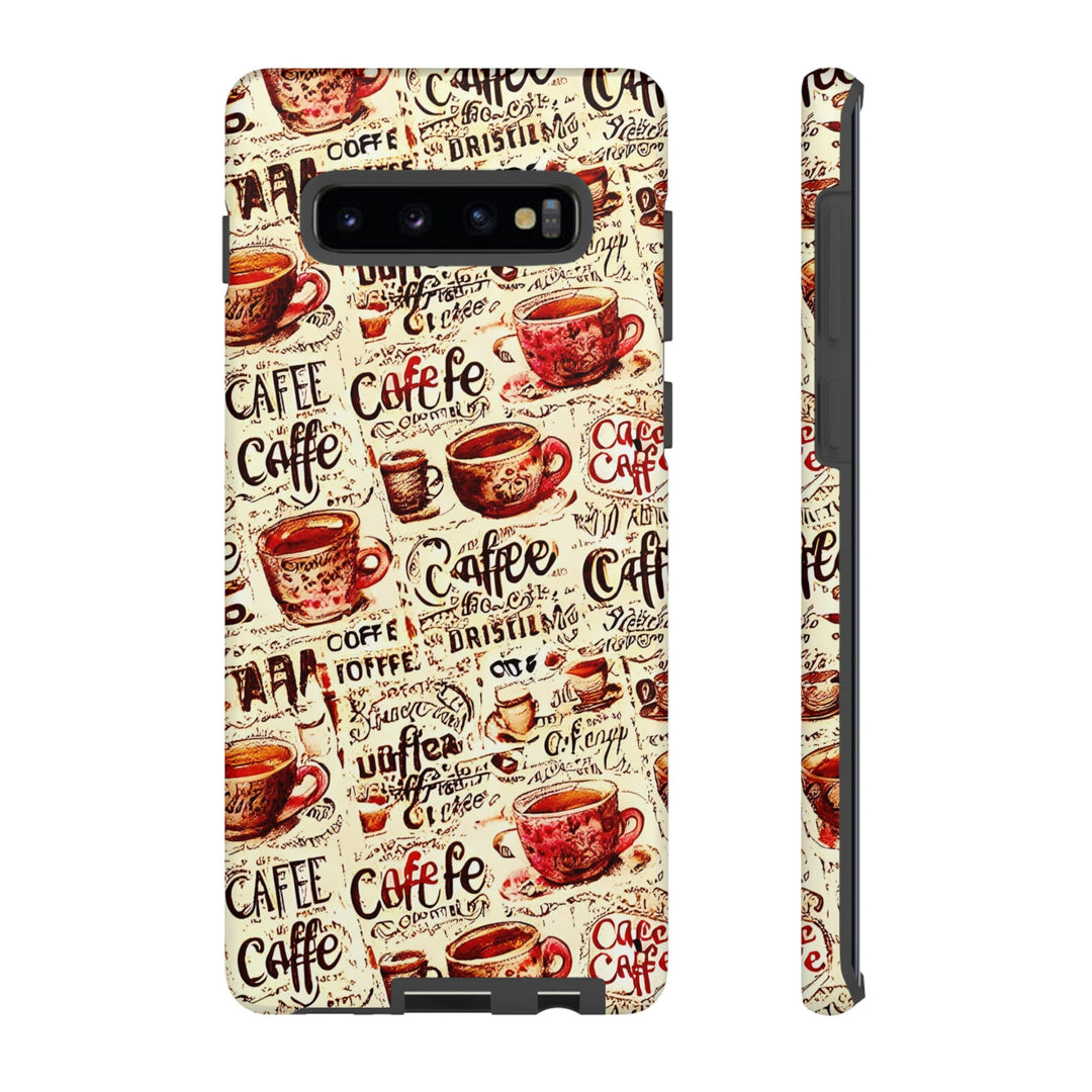 Cute Samsung Phone Case | Aesthetic Samsung Phone Case | Galaxy S23, S22, S21, S20 | Paris Coffee Cup, Protective Phone Case - Studio40ParkLane