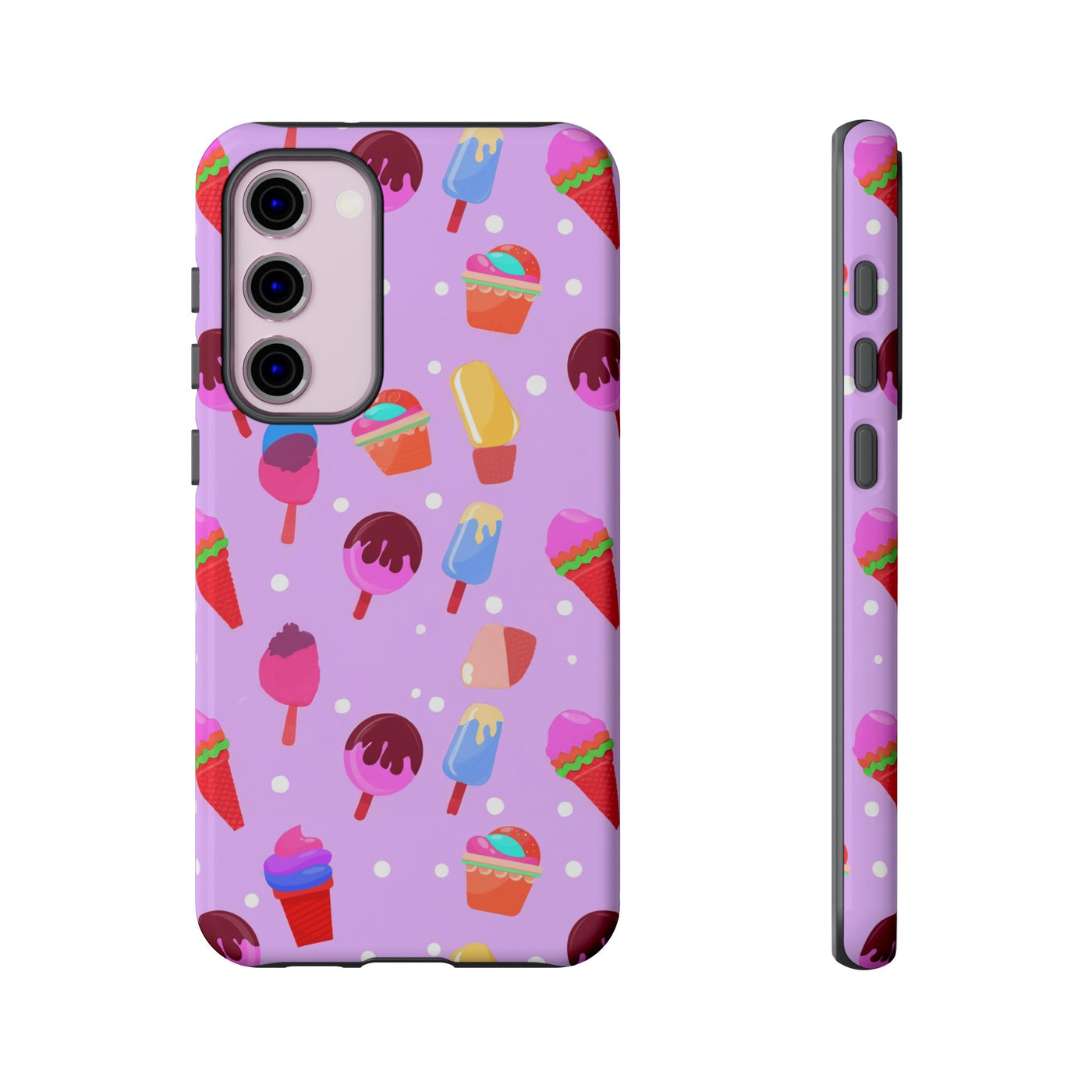 Cute Samsung Case | Cool Iphone Case | Summer Pink Ice-Cream, Samsung S24, S23, S22, S21, IPhone 15 Case | Iphone 14 Case, Iphone 13 Case