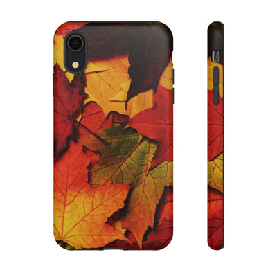 Autumn Fall Leaves Gift Cute Phone Case for, Samsung Galaxy S24, S23, S22, S21, IPhone 16 Case | Iphone 15, Iphone 14, IPhone 13 Case Mom Dad Gift