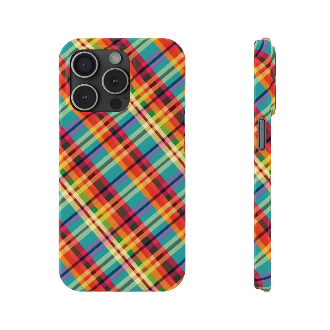 Slim Checkered Plaid Gift for Her Cute Phone Cases for Iphone 16 Pro Max | iPhone 15 Case | iPhone 15 Pro Max Case, Iphone 14, 13, 12, 11, 10, 8, 7 - Studio40ParkLane