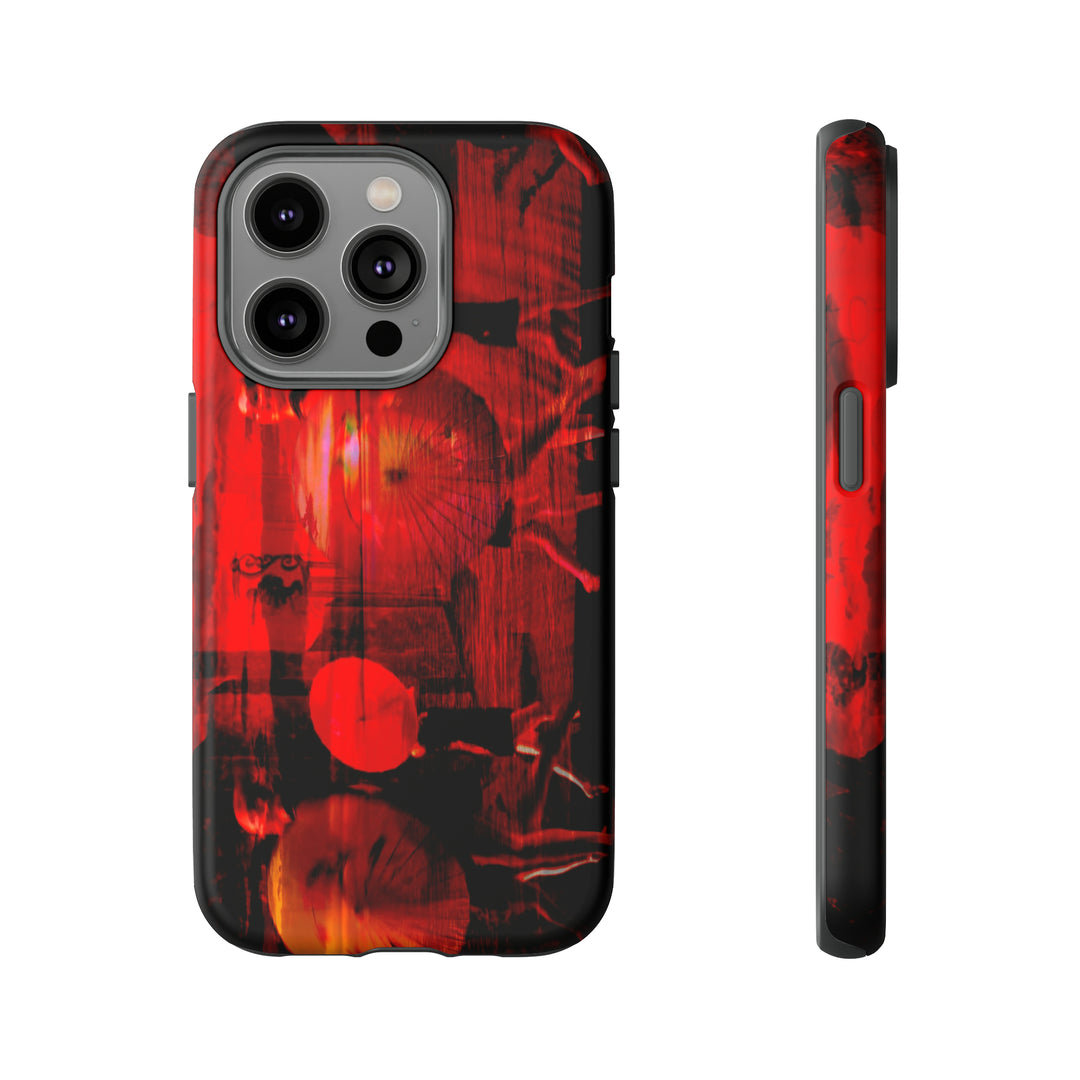 Cute IPhone Case | iPhone 15 Case | iPhone 15 Pro Max Case, Iphone 14 Case, Iphone 14 Pro Max Case IPhone Case for Art Lovers, Sunset Dance Red - Studio40ParkLane