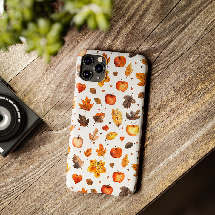 Slim Fall Autumn Leaves Gift for Her Cute Phone Cases for Iphone 16 | iPhone 15 Case | iPhone 15 Pro Max Case, Iphone 14, Iphone 14 Pro Max, Iphone 13, Slim - Studio40ParkLane