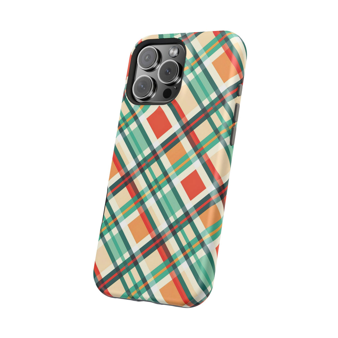 Checkered Plaid Magsafe Gift for Her Cute Phone Case for Iphone, | iPhone 16 | iPhone 15 Pro Max, Iphone 14 Pro Max, 13 12 11 10 9 8 7 - Studio40ParkLane