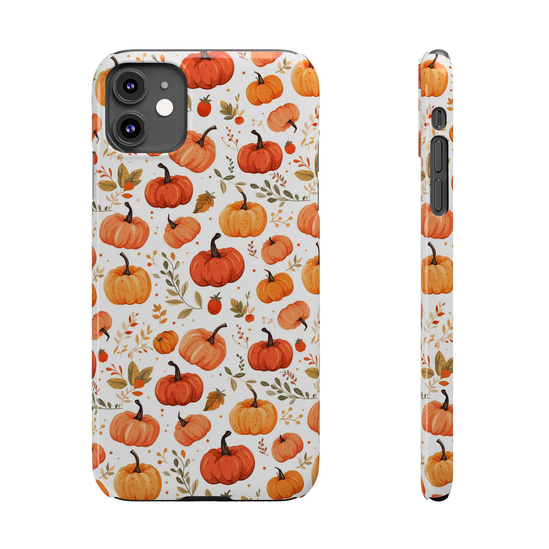 Slim Fall Autumn Pumpkins Gift for Her Cute Phone Cases for Iphone 16 | iPhone 15 Case | iPhone 15 Pro Max Case, Iphone 14, Iphone 14 Pro Max, Iphone 13, Slim - Studio40ParkLane