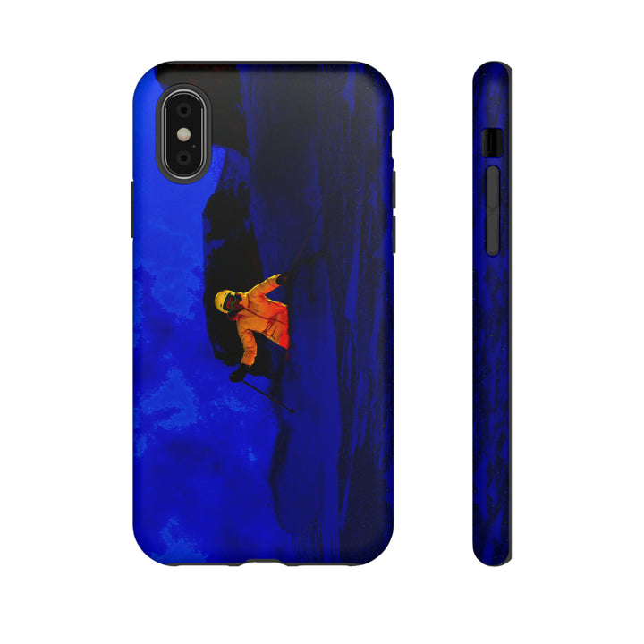 Cute IPhone Case | iPhone 15 Case | iPhone 15 Pro Max Case, Iphone 14 Case, Iphone 14 Pro Max Case IPhone Case for Art Lovers, Skier Mountain Night - Studio40ParkLane