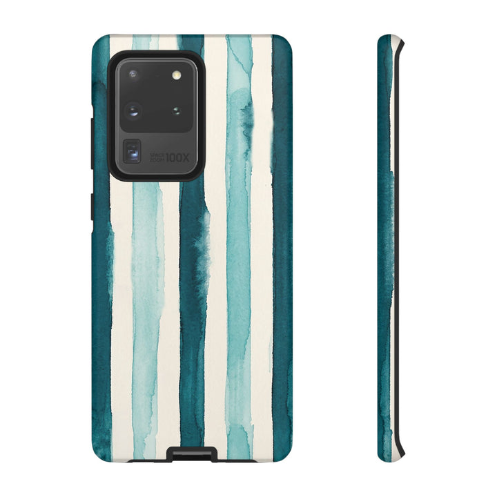 Tough Cute Green Stripes Phone Case, for IPhone 17 Pro Max | Iphone 17 Air, Iphone 16, IPhone 15, 14 13 12, Samsung Galaxy S26, S25, S24, S23
