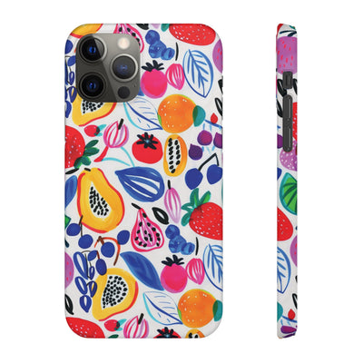 Snap Summer Fruit Gift for Her Cute Phone Cases for Samsung Galaxy S24, S23, S22, S21, S20, Plus, Ultra, Iphone 16, 15, 14, Pro and Max