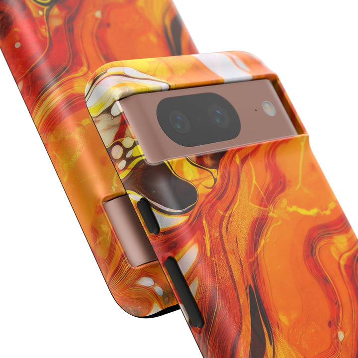 Impact Resistant, Fall Colors Marble, Cute Phone Cases for Samsung S24, S23, S22, S21, IPhone 15 pro Iphone 14 pro Iphone 13 IPhone 12 Iphone 11 - Studio40ParkLane