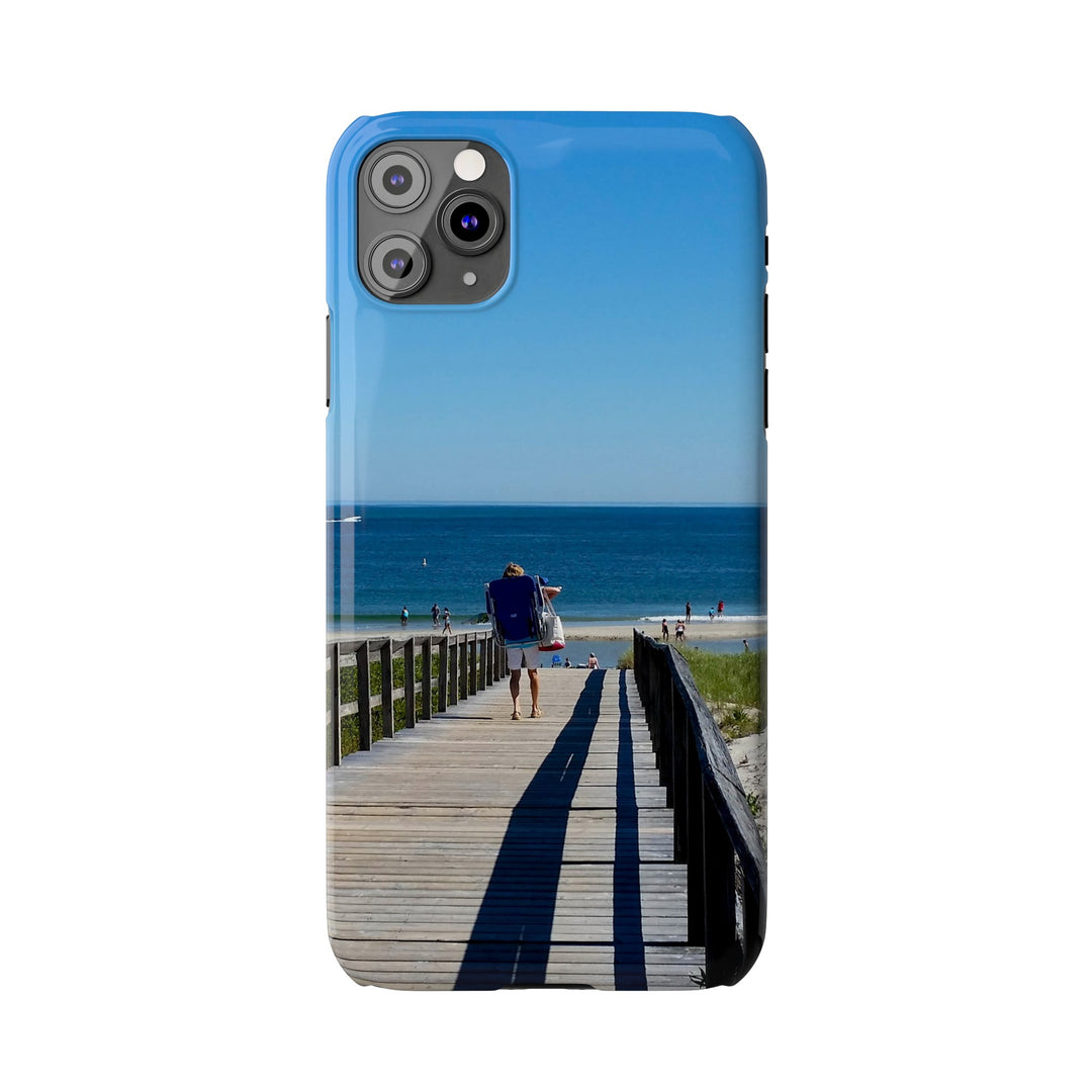 Slim Cute Phone Cases for Iphone - | iPhone 15 Case | iPhone 15 Pro Max Case, Iphone 14 Case, Iphone 14 Pro Max, Iphone 13, Summer Beach Walk - Studio40ParkLane