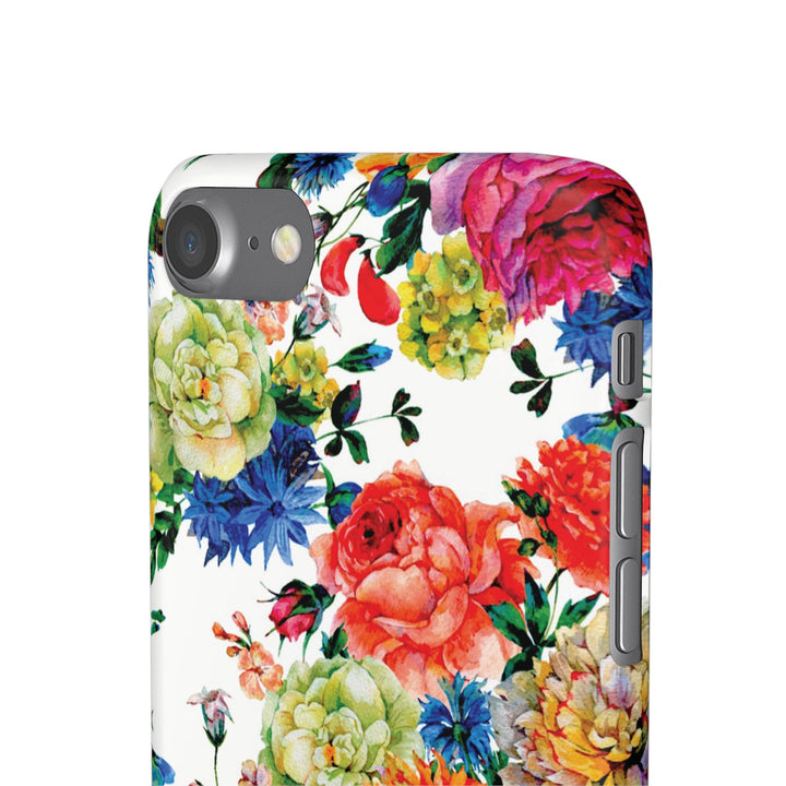 Sleek Snap Colorful Flowers Cute Phone Case for iPhone 16 15 14 13 12 11 X Xs Max Xr Pro Plus Samsung Galaxy S24 S23 S22 S21 S20 Note Ultra
