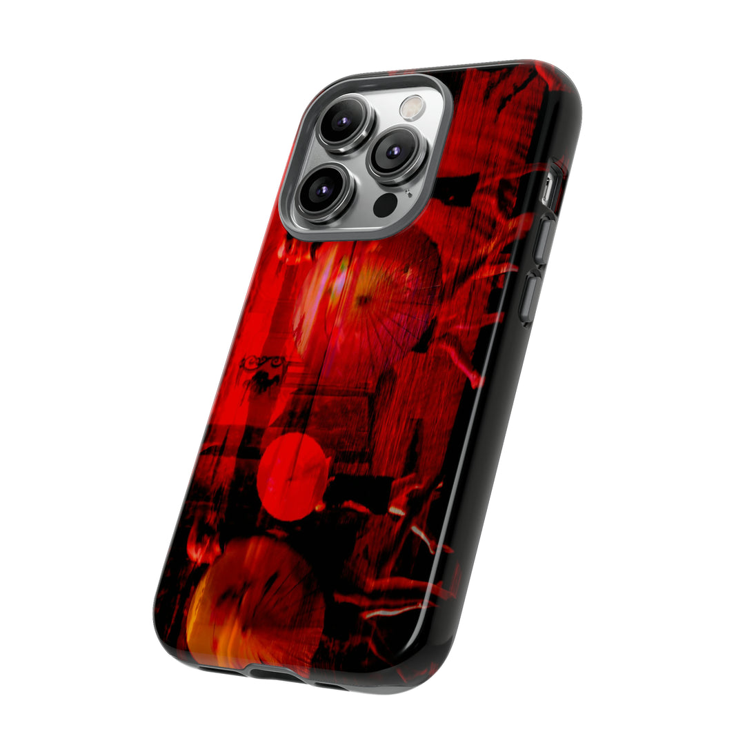 Cute IPhone Case | iPhone 15 Case | iPhone 15 Pro Max Case, Iphone 14 Case, Iphone 14 Pro Max Case IPhone Case for Art Lovers, Sunset Dance Red - Studio40ParkLane