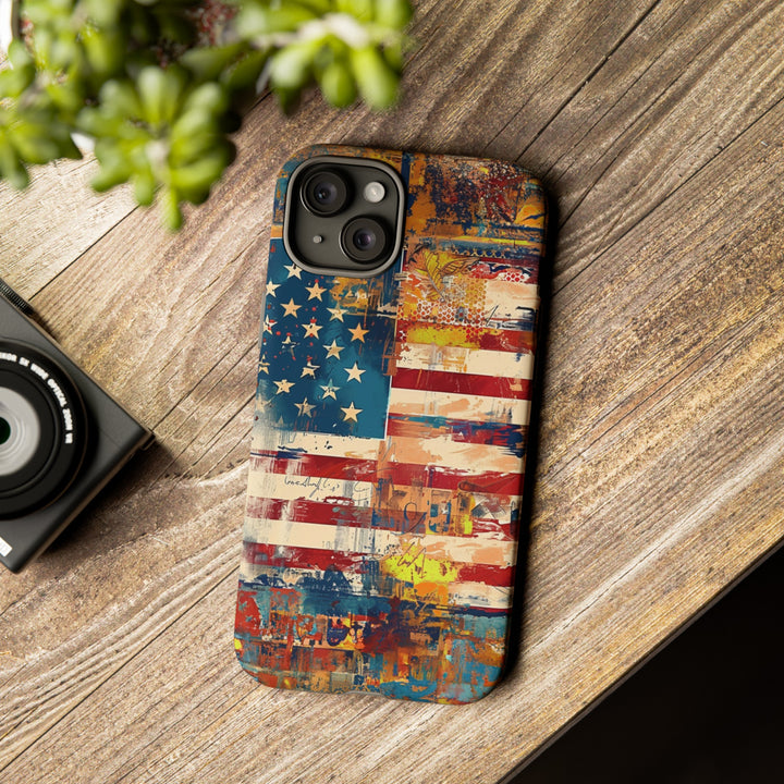 Impact Resistant, American Flag, Cute Phone Cases for Samsung S24, S23, S22, S21, IPhone 15 pro Iphone 14 pro Iphone 13 IPhone 12 Iphone 11 - Studio40ParkLane