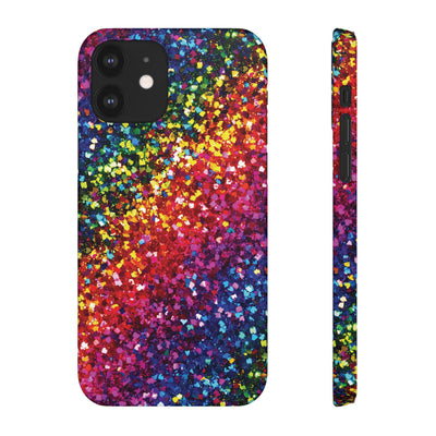 Snap Non-Glitter Muted Color Play on "Faux" Glitter Effect Cute Phone Cases for Samsung and Iphone, 16, 15, 14, S24, S23, S22, S21, S20, Plus and Ultra