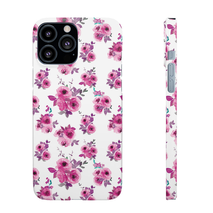 Sleek Snap Flowers Gift for Her Cute Phone Case for iPhone 16 15 14 13 12 11 X Xs Max Xr Pro Plus Samsung Galaxy S24 S23 S22 S21 S20 Ultra