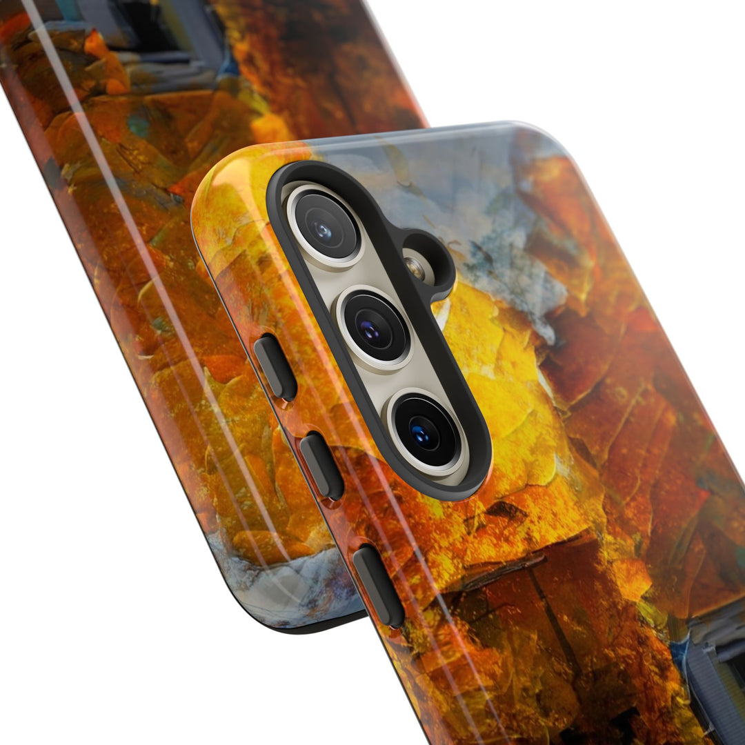 Impact Resistant, Fall Leaves Oil Painting, Cute Phone Cases for Samsung S24, S23, S22, S21, IPhone 15 pro Iphone 14 pro Iphone 13 IPhone 12 Iphone 11 - Studio40ParkLane