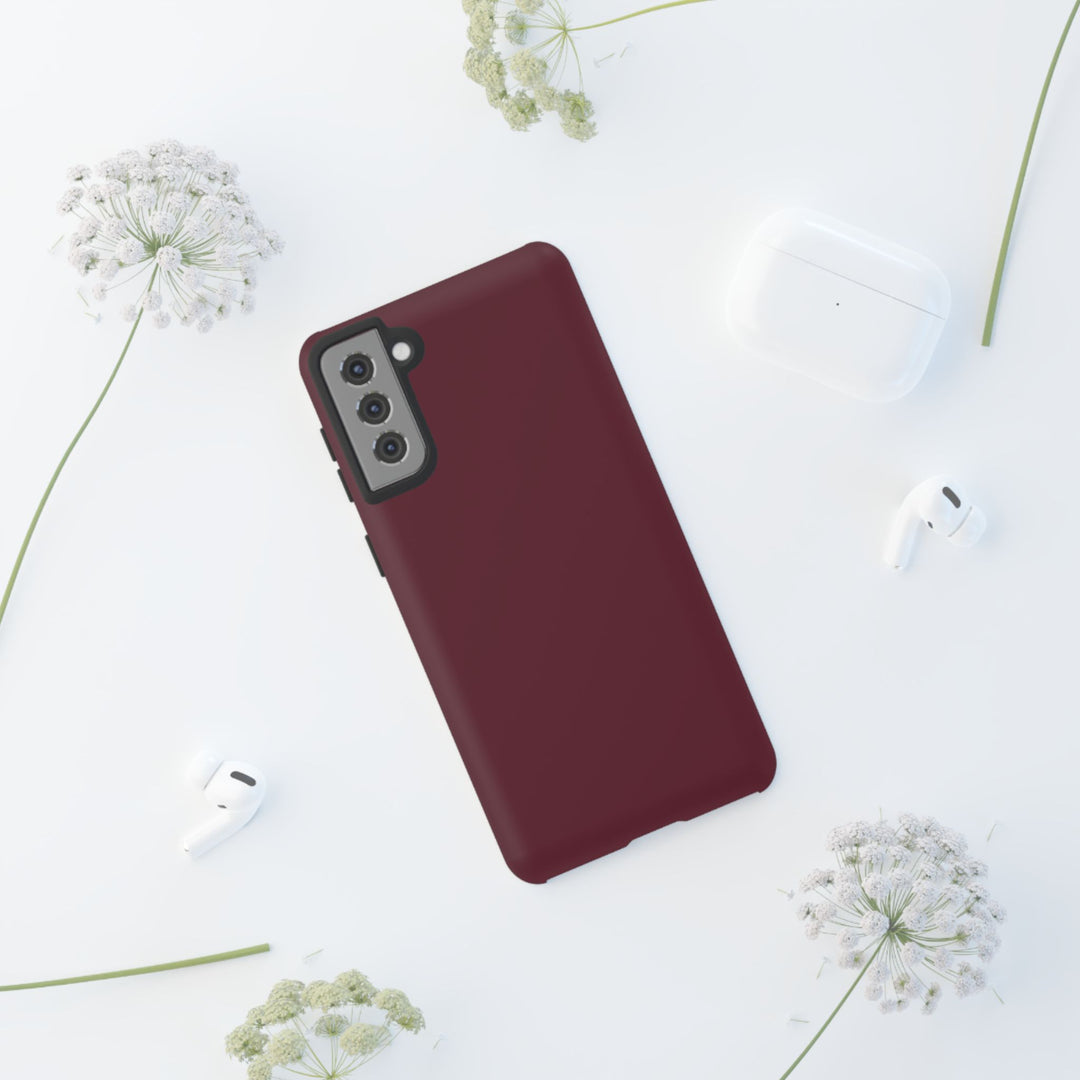 Premium Tough Burgundy Maroon Red Gift for Her Cute Phone Cases for Samsung S25 S24, S23, S22, S21, Iphone, 16, 15, 14, 13 Pro Max Ultra - Studio40ParkLane