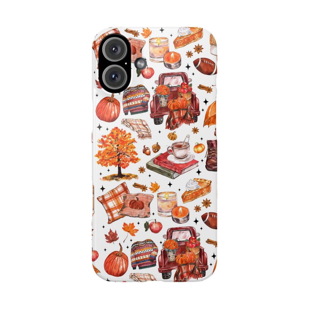 Slim Cute Fall Phone Cases Gift for Her Coquette Collage for Iphone 16 | iPhone 15 Case | iPhone 15 Pro Max Case, Iphone 14 Case, Iphone 13, Slim - Studio40ParkLane