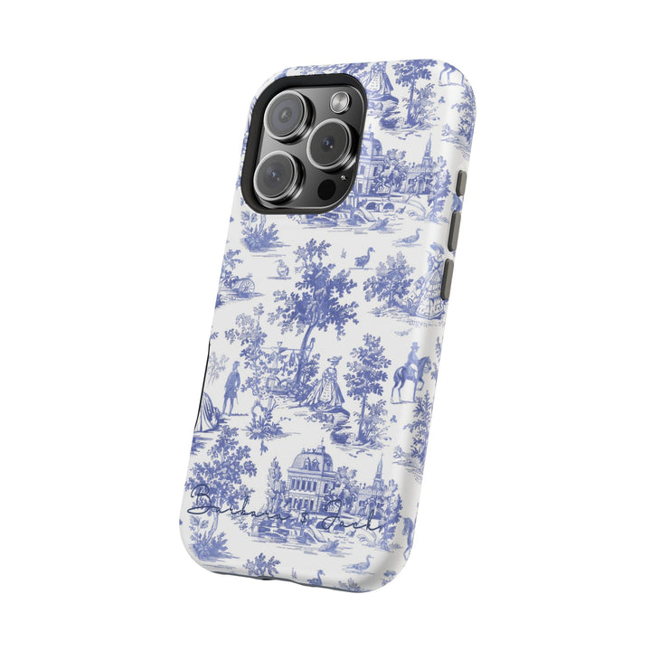 Magsafe French Toile Personalized Initial Custom Gift Cute Phone Cases for Iphone 16 Pro Max | iPhone 15, Pro Max Case, Iphone 14, 13, 12, 11, 10 - Studio40ParkLane