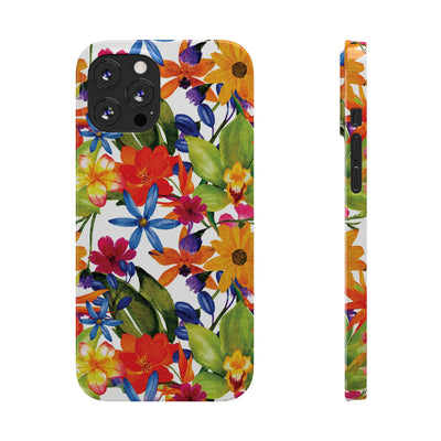Slim Spring Flowers Gift for Her Cute Phone Cases for Iphone 16 Pro Max | iPhone 15 Case | iPhone 15 Pro Max Case, Iphone 14, 13, 12, 11, 10, 8, 7 - Studio40ParkLane