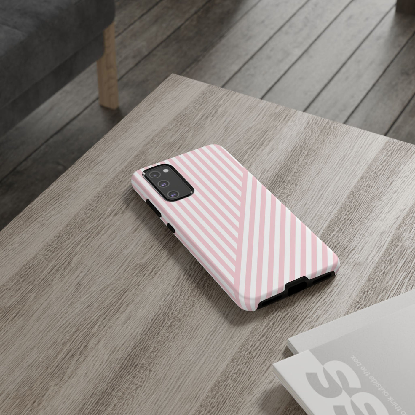 Custom Personalized Tough Phone Case - Aesthetic Stripes - For iPhone 17 Pro Max iPhone 16 Pro iPhone 15 Iphone 14 Iphone 13 Plus 13 12 11 - Studio40ParkLane