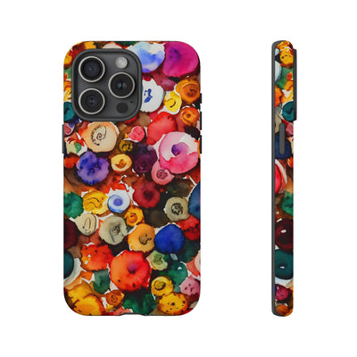 Impact Resistant, Fall Colors Buttons, Cute Phone Cases for Samsung S24, S23, S22, S21, IPhone 15 pro Iphone 14 pro Iphone 13 IPhone 12 Iphone 11