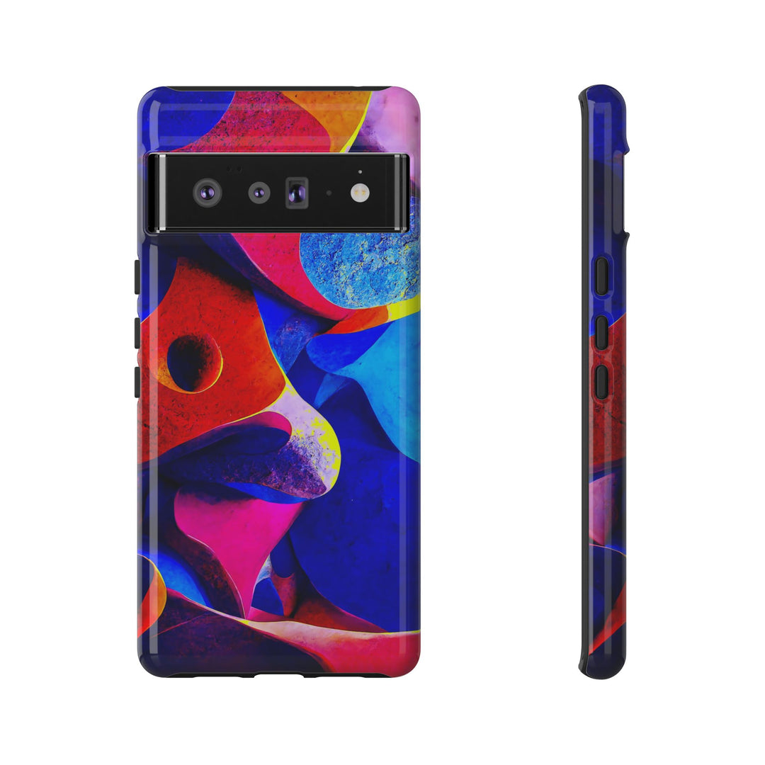 Impact Resistant, Abstract Shapes, Cute Phone Cases for Samsung S24, S23, S22, S21, IPhone 15 pro Iphone 14 pro Iphone 13 IPhone 12 Iphone 11 - Studio40ParkLane