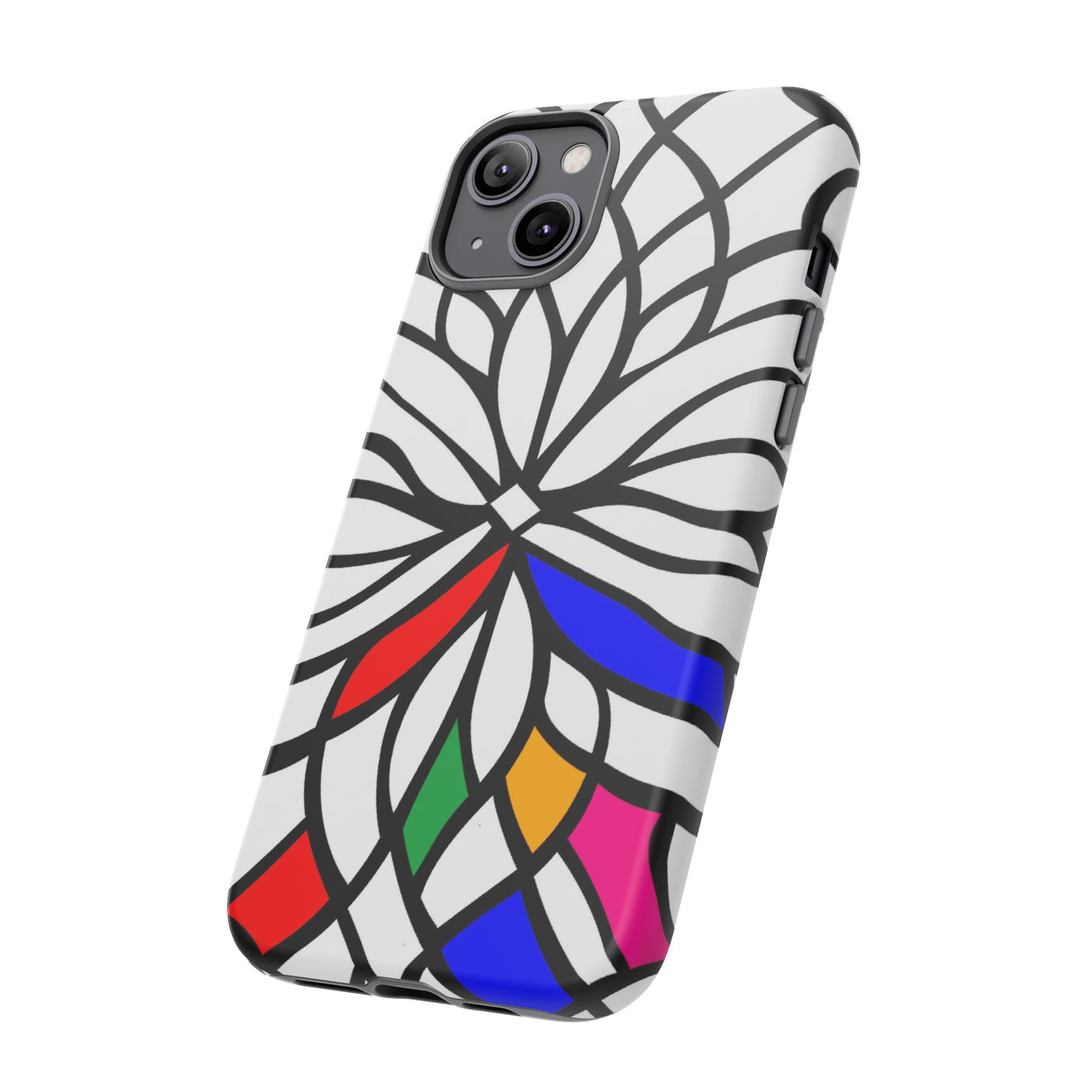 Impact Resistant, Colored Mosaic, Cute Phone Cases for Samsung S24, S23, S22, S21, IPhone 15 pro Iphone 14 pro Iphone 13 IPhone 12 Iphone 11