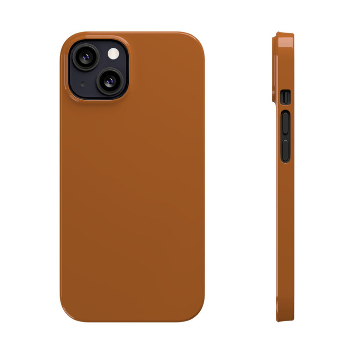 Slim Red Rust Brown Gift for Her Aesthetic Cute Phone Case for Iphone 16 - | iPhone 15 Pro Max Case | iPhone 14 Case 13 12 11 10 9 8 7 - Studio40ParkLane