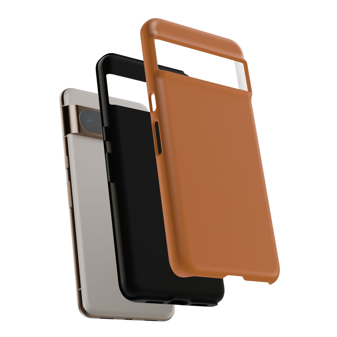 Premium Tough Rusty Brown Orange Gift for Her Cute Phone Cases for Samsung S25 S24, S23, S22, S21, Iphone, 16, 15, 14, 13 Pro Max Ultra - Studio40ParkLane
