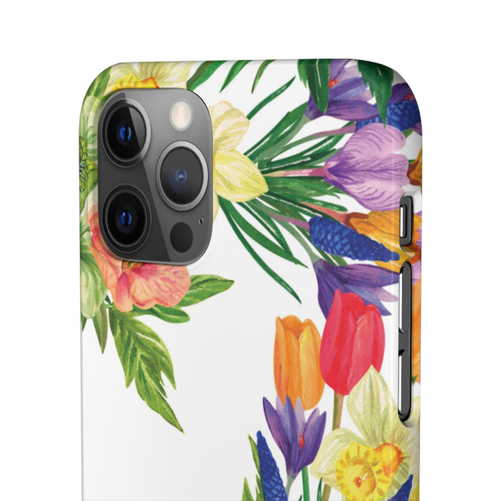 Sleek Snap Spring Summer Flowers Cute Phone Case for iPhone 16 15 14 13 12 11 X Xs Max Xr Pro Plus Samsung Galaxy S24 S23 S22 S21 S20 Ultra