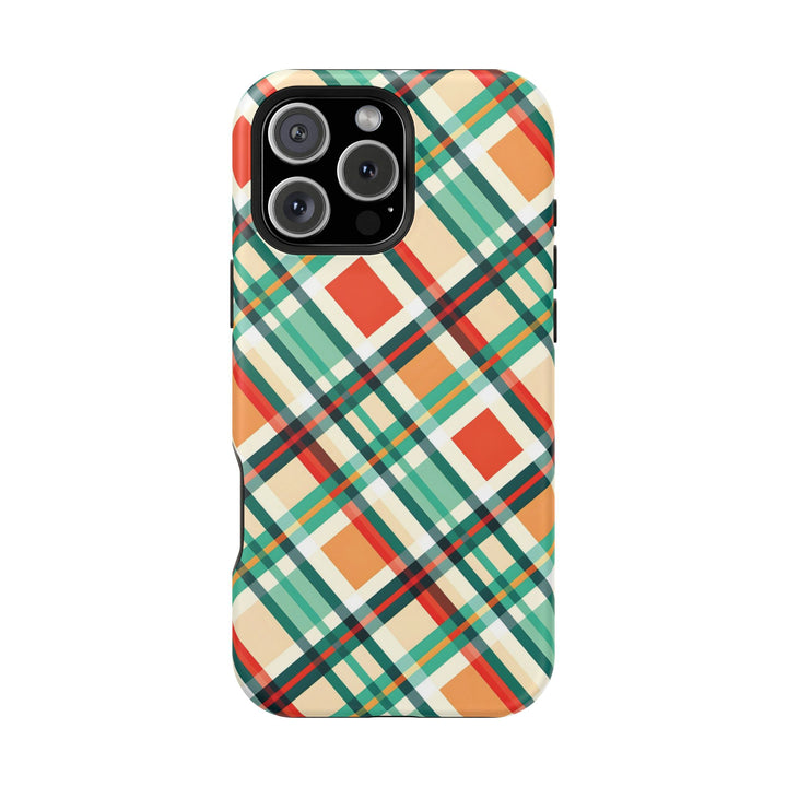 Checkered Plaid Magsafe Gift for Her Cute Phone Case for Iphone, | iPhone 16 | iPhone 15 Pro Max, Iphone 14 Pro Max, 13 12 11 10 9 8 7 - Studio40ParkLane