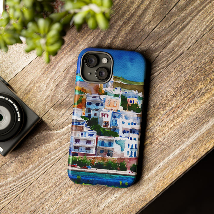 Impact Resistant, Greece House, Cute Phone Cases for Samsung S24, S23, S22, S21, IPhone 15 pro Iphone 14 pro Iphone 13 IPhone 12 Iphone 11 - Studio40ParkLane