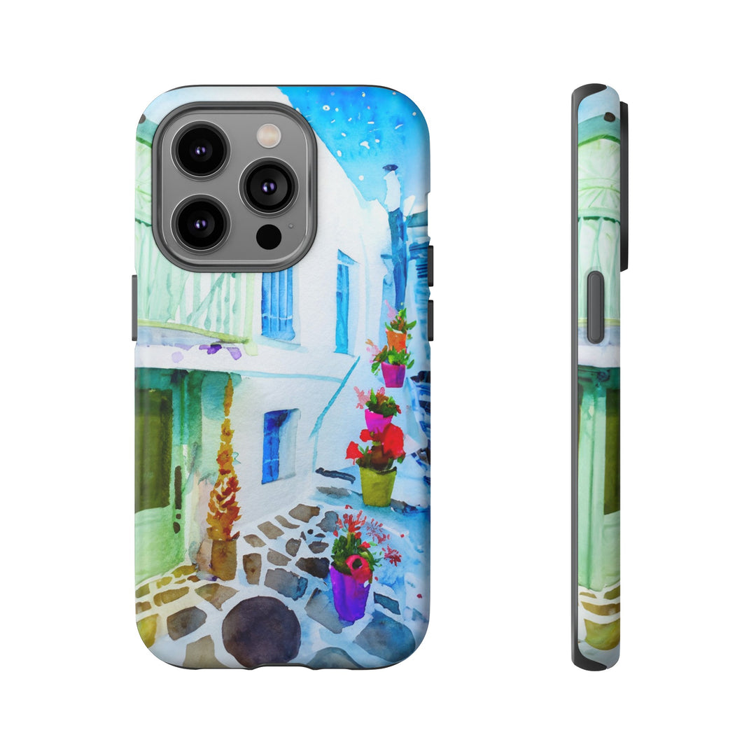 Impact Resistant, Greece House, Cute Phone Cases for Samsung S24, S23, S22, S21, IPhone 15 pro Iphone 14 pro Iphone 13 IPhone 12 Iphone 11 - Studio40ParkLane