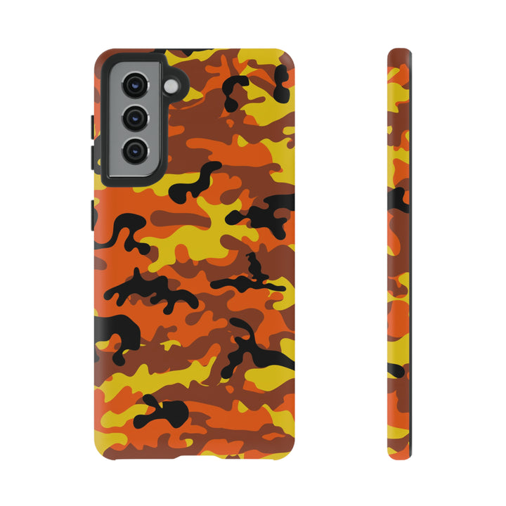 Cool Phone Case | Aesthetic Phone Case | Fall Camo | For Samsung Galaxy S23, S22, S21, S20 | Luxury Double Layer | Cute - Studio40ParkLane