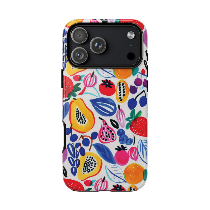 Summer Fruit Cute Tough Phone Case - For Apple iPhone Case 17, 16, 15 Pro Max, 14 Plus, 13 Pro, 12, Samsung Galaxy S26, S25, S24 Plus Ultra - Studio40ParkLane