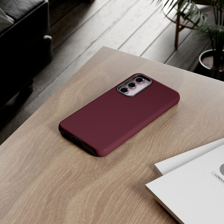 Premium Tough Burgundy Maroon Red Gift for Her Cute Phone Cases for Samsung S25 S24, S23, S22, S21, Iphone, 16, 15, 14, 13 Pro Max Ultra - Studio40ParkLane