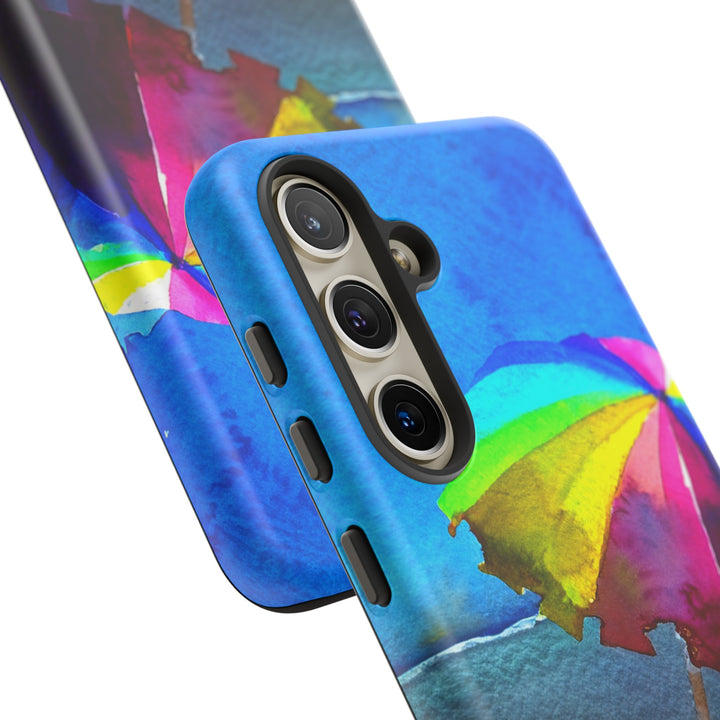 Cute Samsung Case | Cool Iphone Case | Summer Colorful Beach Parasol, Samsung S24, S23, S22, S21, IPhone 15 Case | Iphone 14 Case, Iphone 13 Case - Studio40ParkLane