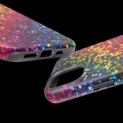 Non Glitter Color Composition Magsafe Cute Phone Case for Iphone Gift for Her,  | iPhone 15 Case | iPhone 15 Pro Max Case, Iphone 14, Iphone 14 Pro Max, Iphone 13, Iphone 16