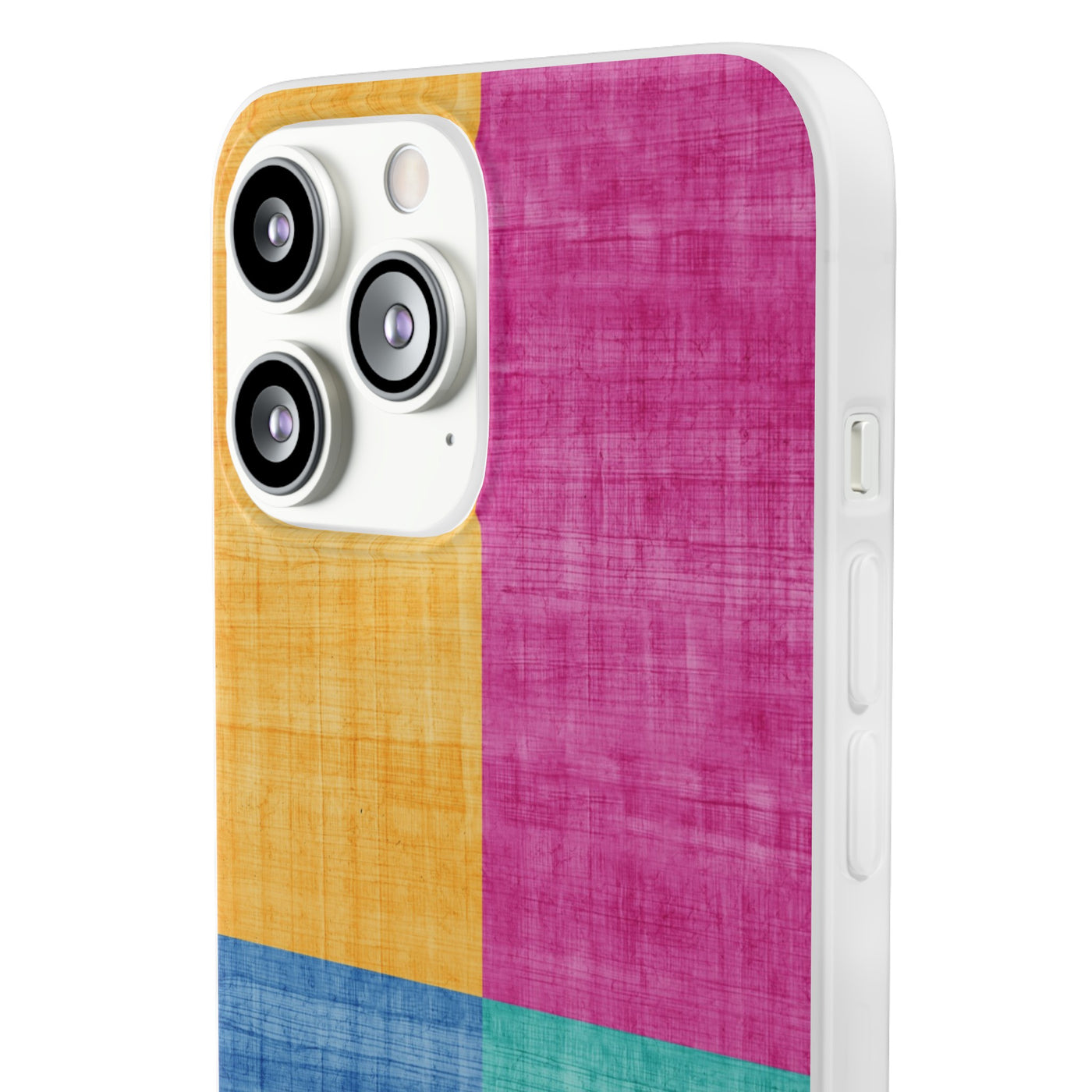 Cute Flexi Phone Cases, Abstract Colored Blocks, Compatible with Samsung Galaxy S23, Samsung S22, Samsung S21, Samsung S20, Galaxy S20 Ultra