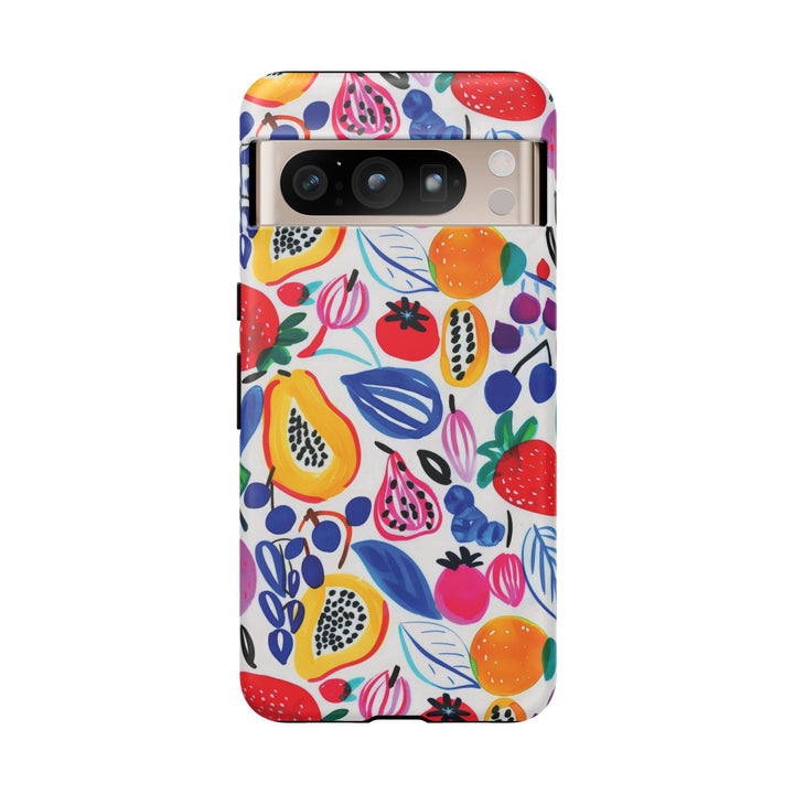 Premium Tough Summer Fruit Collage Gift for Her Cute Phone Cases for Samsung and Iphone, 16, 15, 14, S24, S23, S22, S21, S20, Plus, Ultra, Pro - Studio40ParkLane
