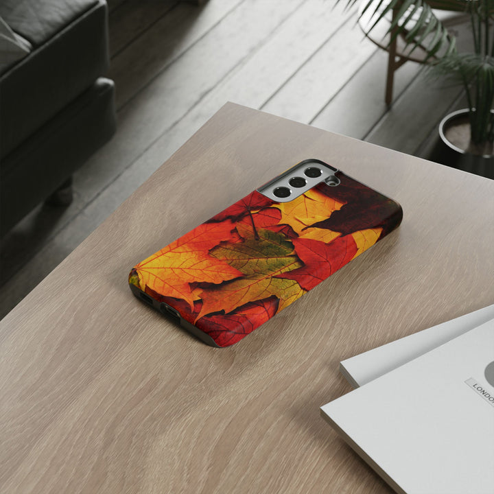 Autumn Fall Leaves Gift Cute Phone Case for, Samsung Galaxy S24, S23, S22, S21, IPhone 16 Case | Iphone 15, Iphone 14, IPhone 13 Case Mom Dad Gift - Studio40ParkLane