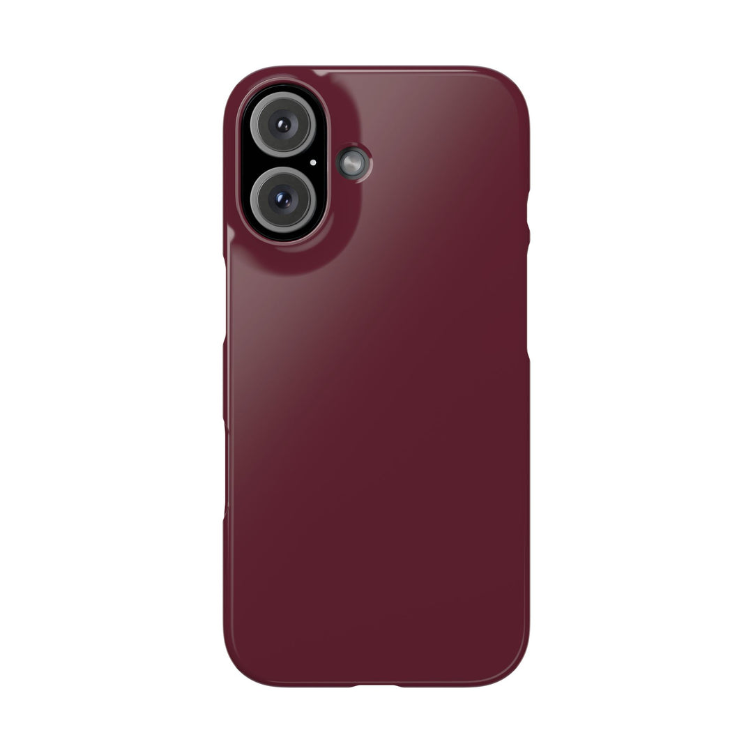 Slim Burgundy Maroon Gift for Her Aesthetic Cute Phone Case for Iphone 16 - | iPhone 15 Pro Max Case | iPhone 14 Case 13 12 11 10 9 8 7 - Studio40ParkLane