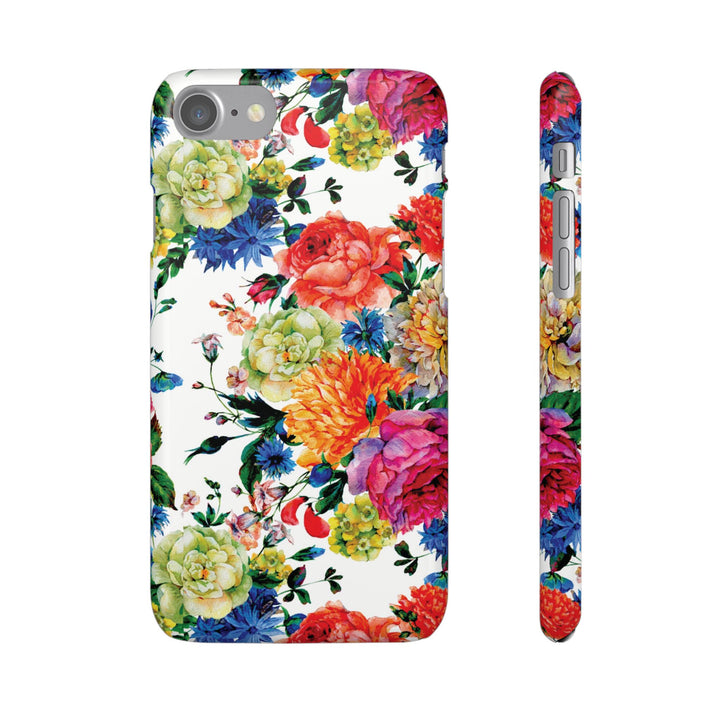 Sleek Snap Colorful Flowers Cute Phone Case for iPhone 16 15 14 13 12 11 X Xs Max Xr Pro Plus Samsung Galaxy S24 S23 S22 S21 S20 Note Ultra