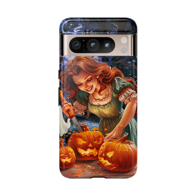 Autumn Fall Pumpkin Fairy Gift for Her Cute Phone Case for, Samsung Galaxy S24, S23, S22, S21, IPhone 16 Case | Iphone 15, Iphone 14, IPhone 13 Case