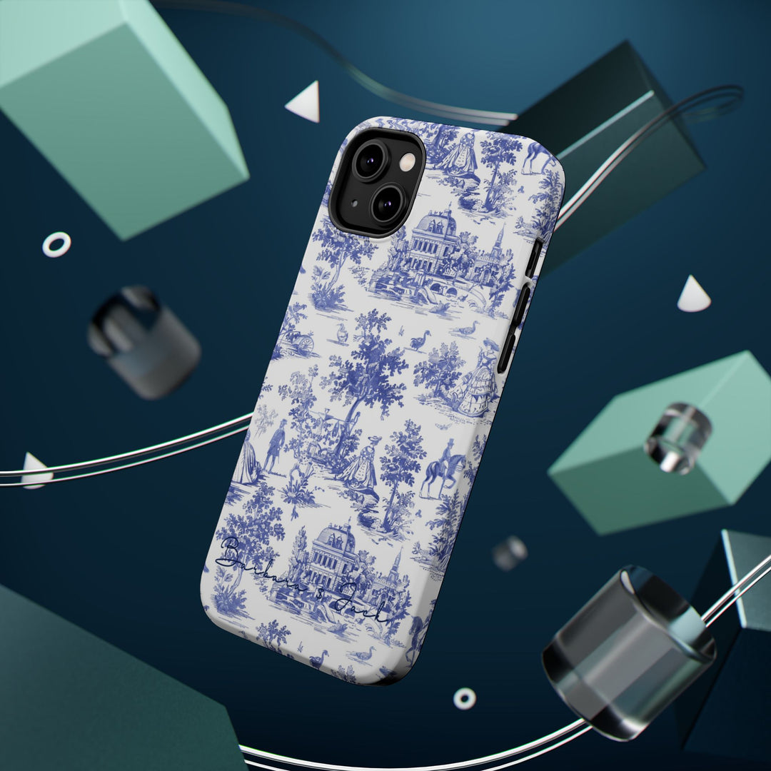 Magsafe French Toile Personalized Initial Custom Gift Cute Phone Cases for Iphone 16 Pro Max | iPhone 15, Pro Max Case, Iphone 14, 13, 12, 11, 10 - Studio40ParkLane