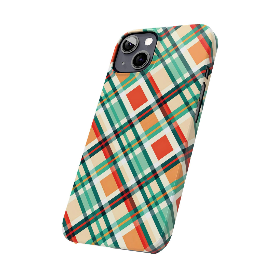 Slim Checkered Plaid Gift for Her Cute Phone Cases for Iphone 16 Pro Max | iPhone 15 Case | iPhone 15 Pro Max Case, Iphone 14, 13, 12, 11, 10, 8, 7 - Studio40ParkLane
